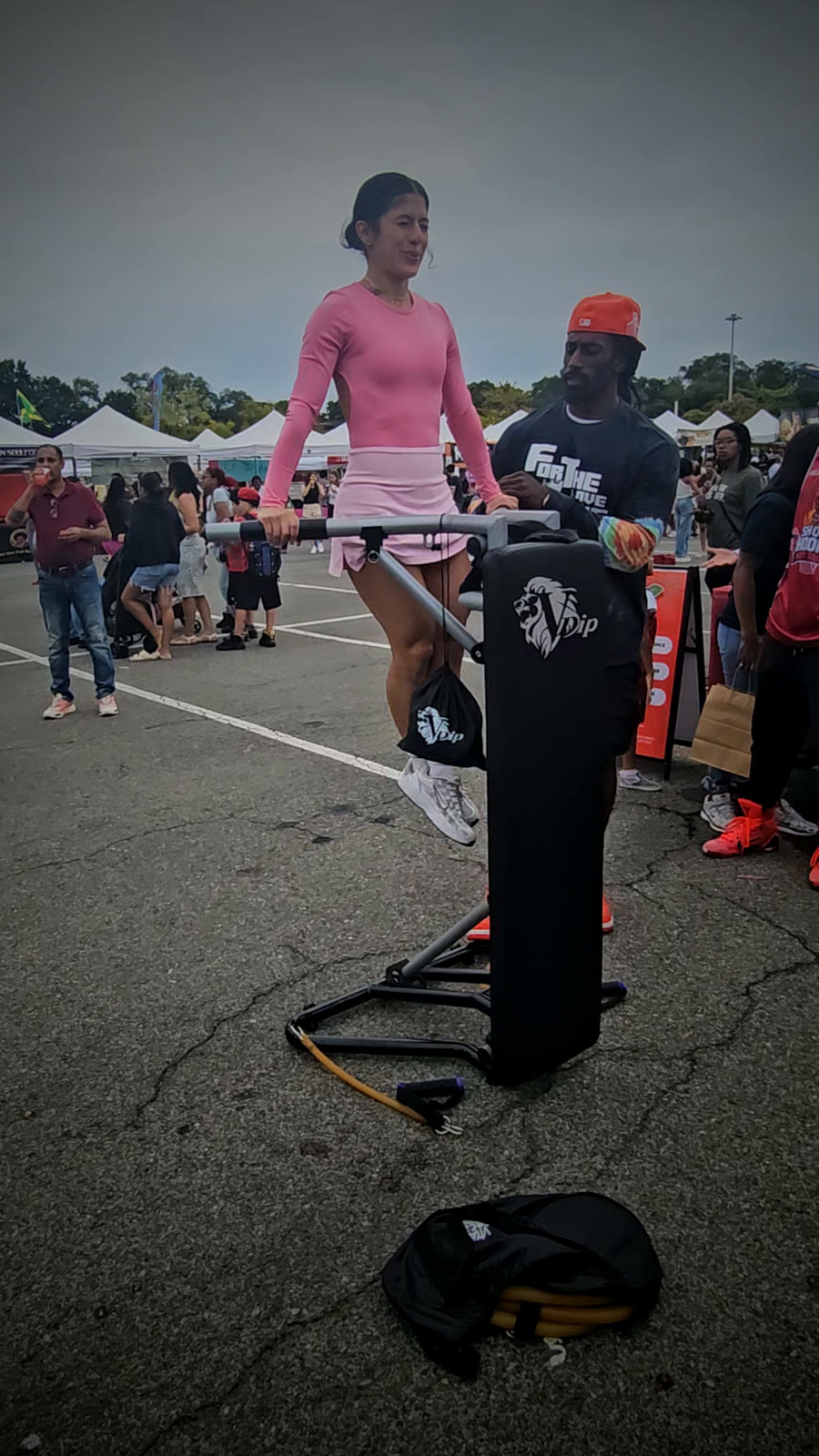 V-DIP street demo at a NYC festival
